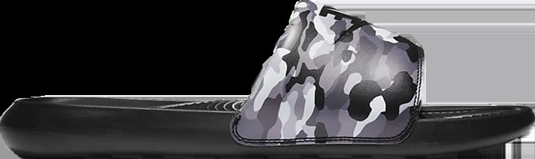 Сандалии Nike Victori One Printed Slide 'Camo - Black Grey', черный