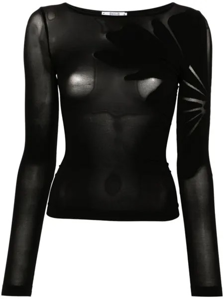 Wolford футболка Body Tattoo, черный