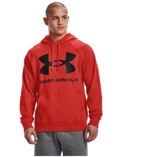 Толстовка Under Armour Rival Fleece Big Logo HD Красный SM 1357093-839