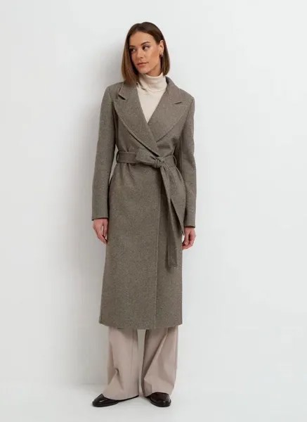 Пальто женское Giulia Rosetti 60198 коричневое 46 RU