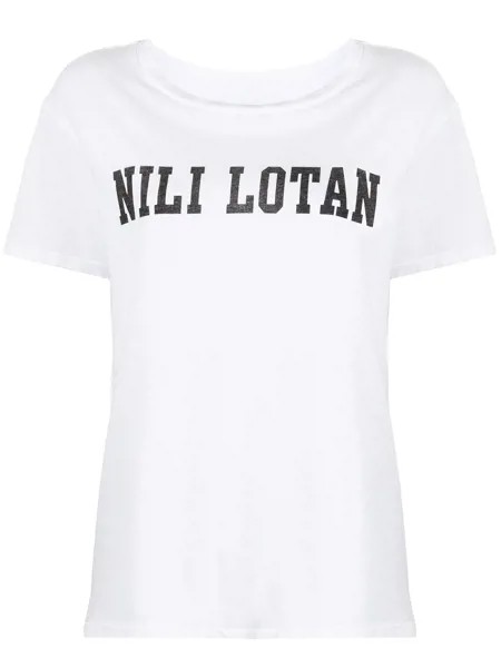 Nili Lotan футболка с логотипом