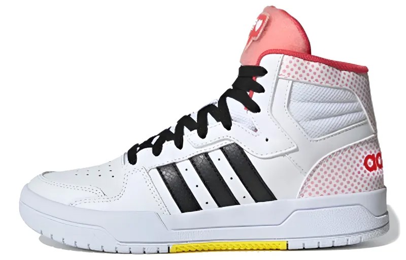 Женские кроссовки Adidas Neo Entrap Skate Белый/Черный/Розовый