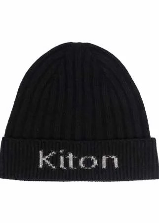 Kiton кашемировая шапка бини с логотипом