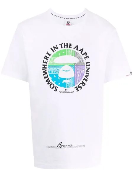 AAPE BY *A BATHING APE® футболка с графичным принтом