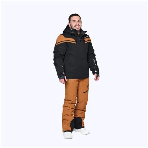 Горнолыжный костюм мужской зимний Snow Headquarter A-8985 - Черный - XL