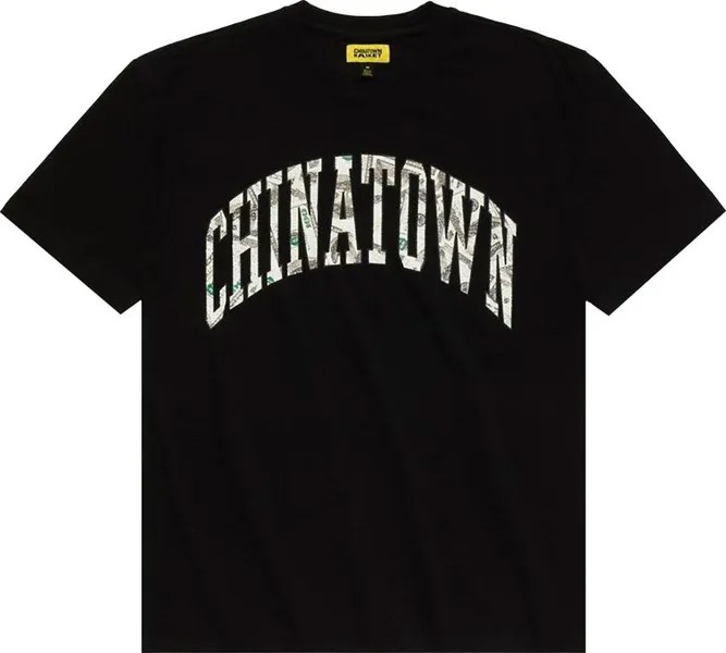 Футболка Chinatown Market Money Arc T-Shirt 'Black', черный
