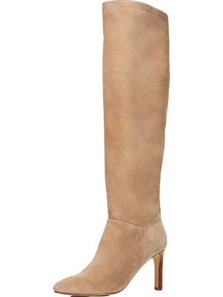 Женские замшевые высокие сапоги до колена Zadia Marc Fisher LTD, цвет Medium Natural Suede