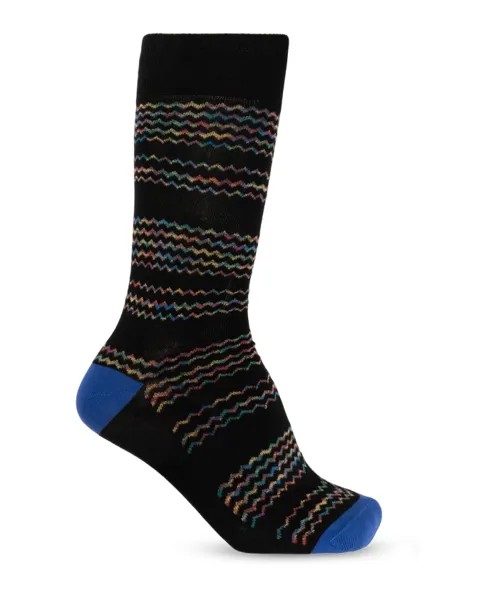 Носки с зигзагообразным узором Paul Smith, мультиколор