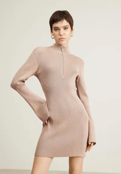 Платье из джерси YASMIA SHORT DRESS Gestuz, коричневый