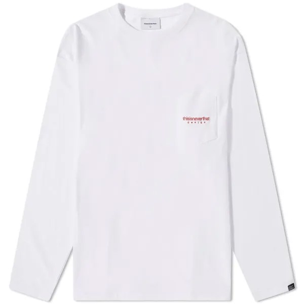 Футболка thisisneverthat Long Sleeve L-Logo Pocket Tee