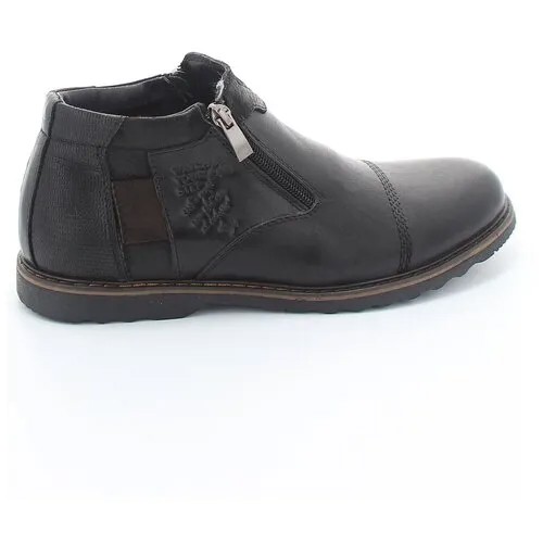 Ботинки Тофа, демисезонные, натуральная кожа, размер 43, черный
