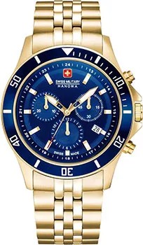 Швейцарские наручные  мужские часы Swiss military hanowa 06-5331.02.003. Коллекция Flagship Chrono II