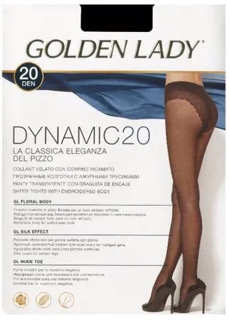 Колготки Golden Lady Dynamic 20 den, размер 4-L, fumo (серый)