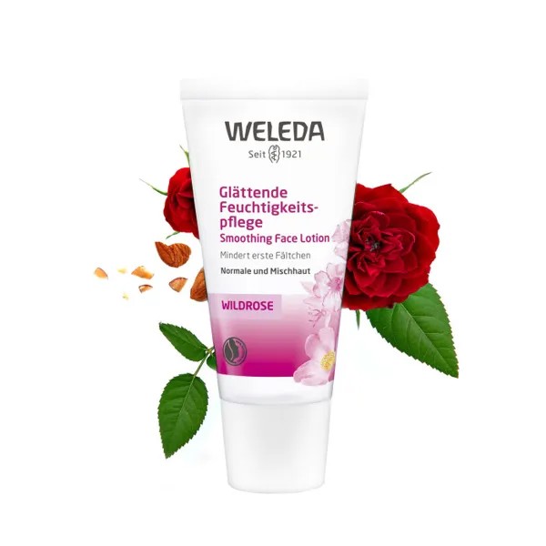 Weleda Разглаживающий увлажняющий крем-уход Розовая серия 30 мл