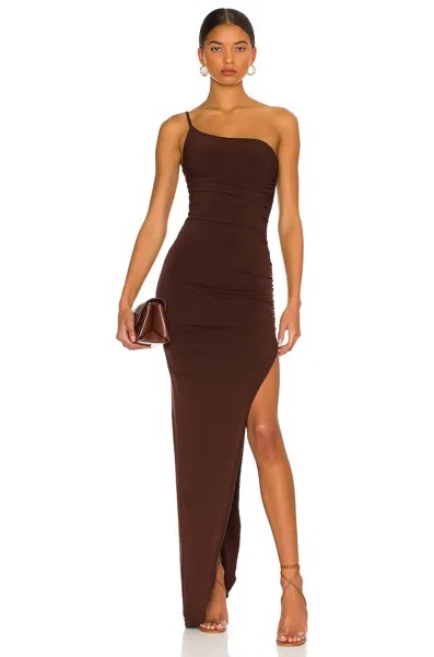 Платье Nookie Aria One Shoulder Gown, цвет Chocolate