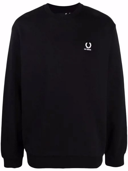 Raf Simons X Fred Perry толстовка с вышитым логотипом