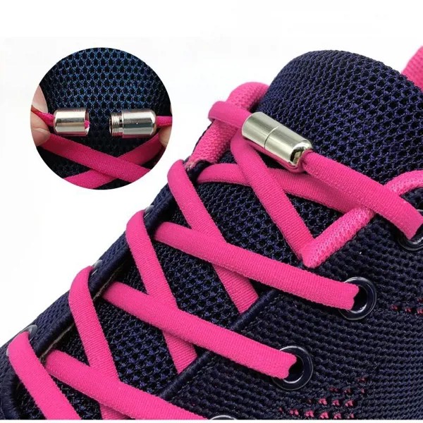 Новый эластичный шнурок ленивый без галстука шнурок замок круглый шнурок дети взрослые спортивные туфли быстрая шнурковка