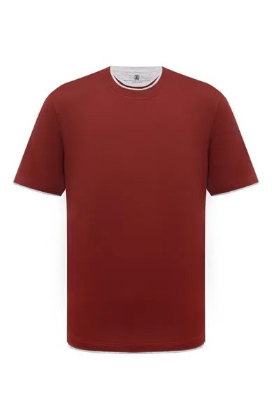 Хлопковая футболка Brunello Cucinelli