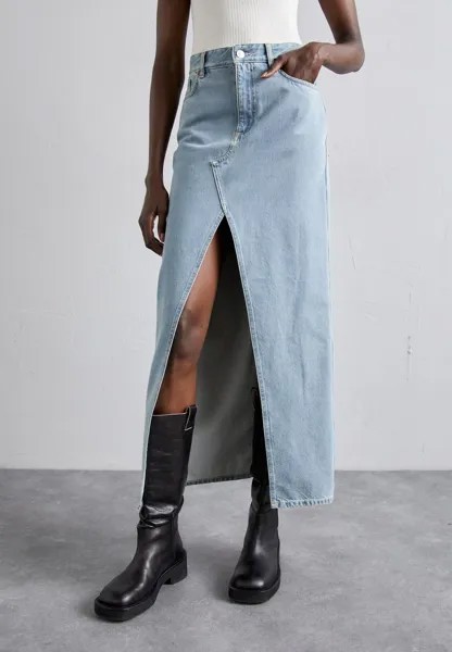 Джинсовая юбка CYNTHIA Won Hundred, цвет deconstructed blue wash
