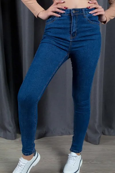 Джинсы женские Denim L-1662 (26, Синий)