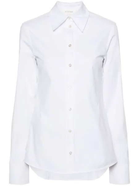 Однотонная рубашка Sportmax, белый