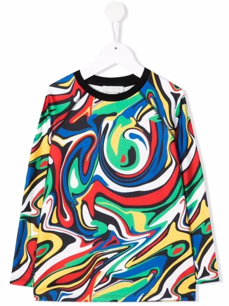 Stella McCartney Kids футболка с принтом