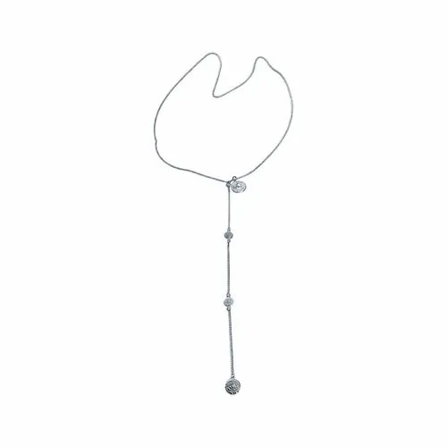 Колье ELEMENT47, серебро, 925 проба, длина 70 см.