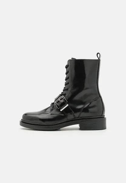Ботинки со шнурками Zign КОЖА, черный