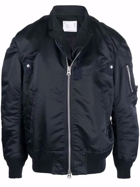 Sacai бомбер на молнии
