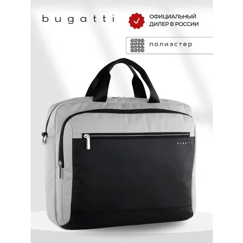 Портфель Bugatti 49630244, серый