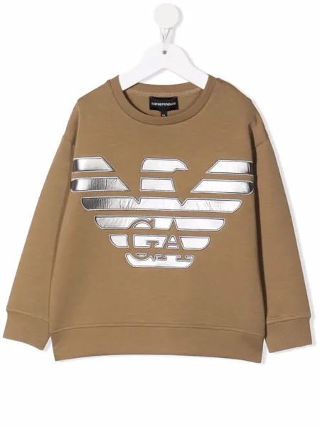 Emporio Armani Kids толстовка с логотипом