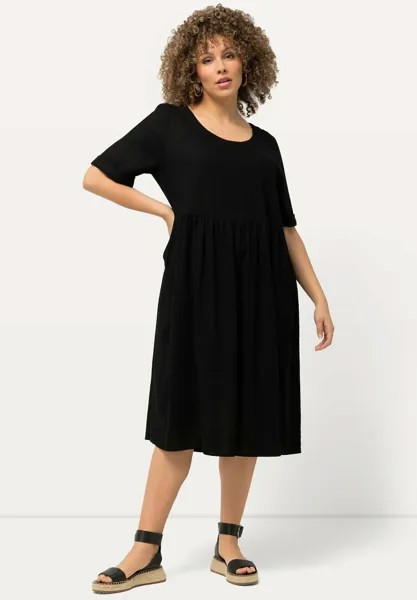 Повседневное платье SHORT SLEEVE Ulla Popken, антрацит