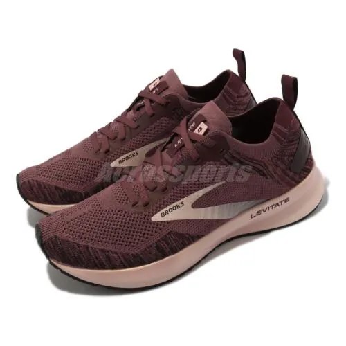 Brooks Levitate 4 Фиолетово-розовая женская спортивная обувь для шоссейного бега 1203351B-671