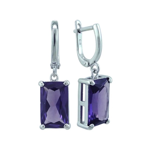 Серьги женские из серебра Balex Jewellery 2405937701, александрит