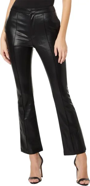 Брюки Reina Leather Pants line and dot, черный