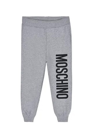 Спортивные брюки с вертикальным лого Moschino детские
