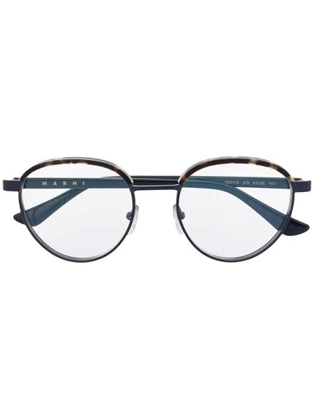 Marni Eyewear очки в круглой оправе черепаховой расцветки