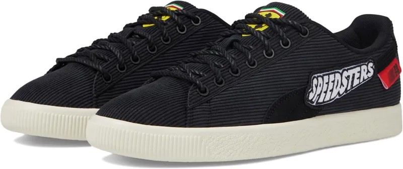 Кроссовки PUMA Ferrari Clyde Garage Crew, цвет Puma Black/Warm White