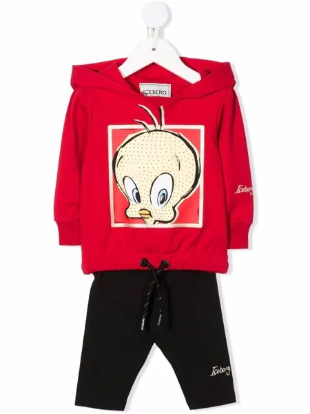 Iceberg Kids спортивный костюм с принтом Tweety