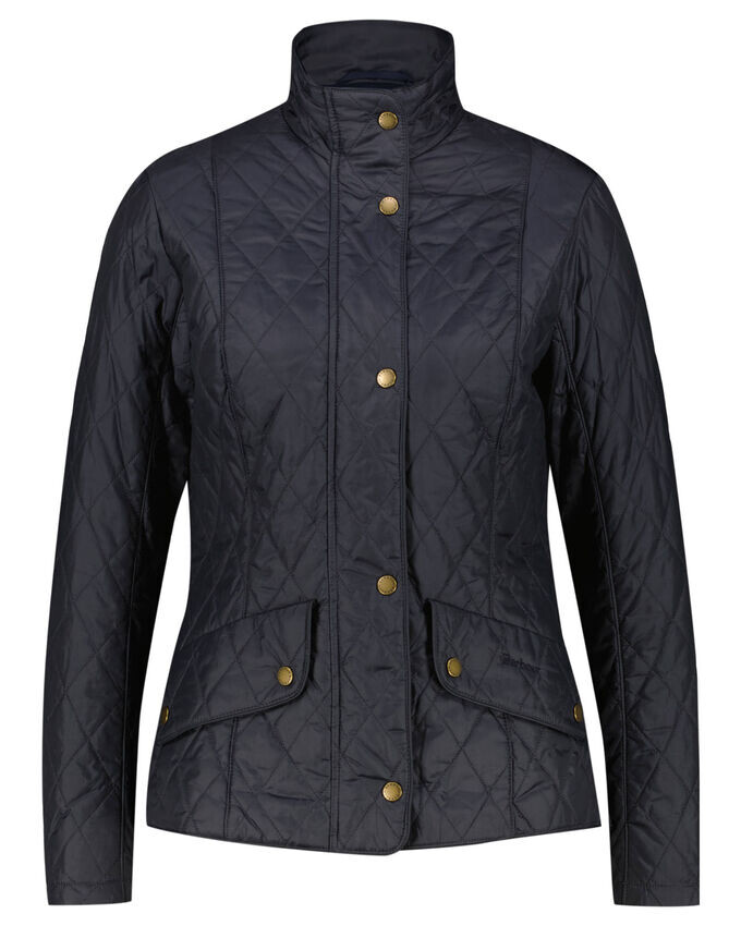 Стеганая куртка кавалерийское лоскутное одеяло Barbour, синий