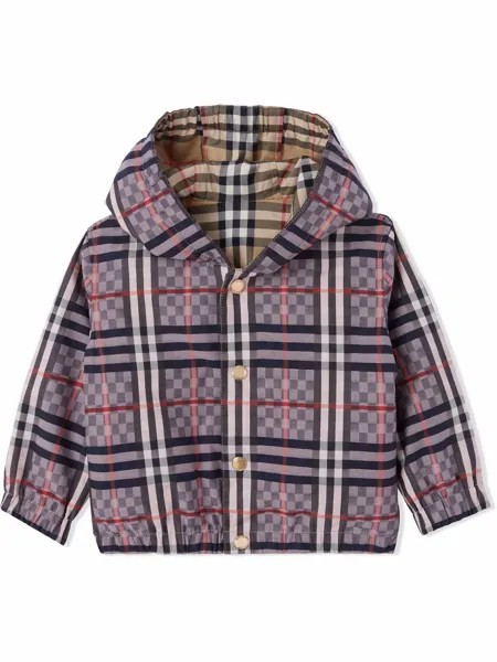 Burberry Kids двусторонняя куртка в клетку Vintage Check