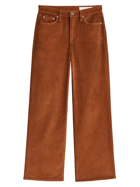 Широкие вельветовые брюки Logan Rag & Bone, золото