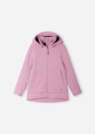 Толстовка-ветровка 2 в 1 из материала Softshell Espoo Розовая Reima