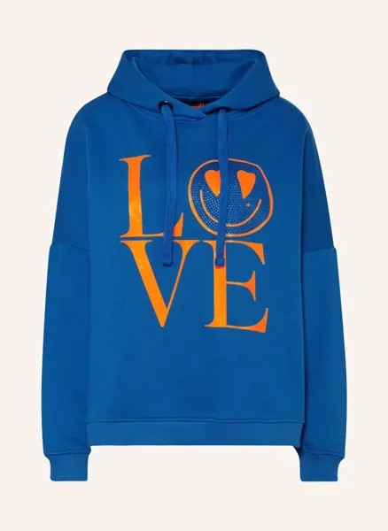 Худи love heartface с драгоценными камнями Miss Goodlife, синий