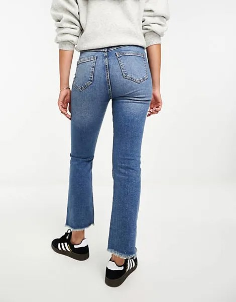 Укороченные расклешенные джинсы Miss Selfridge после стирки