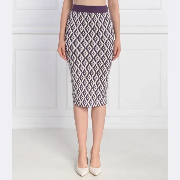 Юбка Elisabetta Franchi, фиолетовый