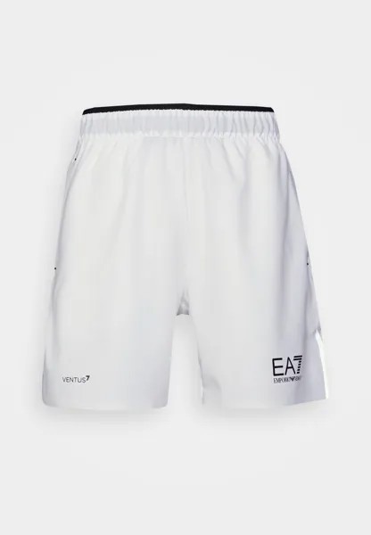 Спортивные шорты ТЕННИС EA7 Emporio Armani, белые