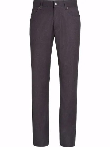Ermenegildo Zegna прямые джинсы из шерсти