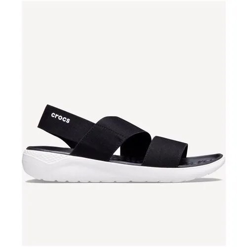 Сандалии Crocs LiteRide Stretch Sandal Black/White (US:10)