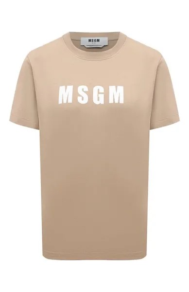 Хлопковая футболка MSGM